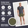 ExOfficio Men's Give-N-Go 2.0 Boxer, Breathable, Durable & Easy Clean Travel Underwear, Nori, Large view 3