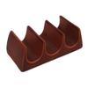 NOVICA Brown Ceramic Food Safe Taco Holder, 'Bali Waves' view 3
