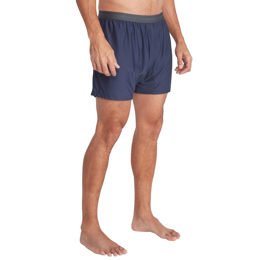 ExOfficio Men's Give-N-Go 2.0 Boxer, Breathable, Durable & Easy Clean Travel Underwear, Navy, X-Large