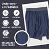 ExOfficio Men's Give-N-Go 2.0 Boxer, Breathable, Durable & Easy Clean Travel Underwear, Navy, X-Large view 3