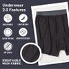 ExOfficio Men's Give-N-Go 2.0 Boxer, Breathable, Durable & Easy Clean Travel Underwear, Black, Medium view 3