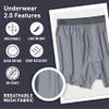 ExOfficio Men's Give-N-Go 2.0 Boxer, Breathable, Durable & Easy Clean Travel Underwear, Steel Onyx, Small view 3