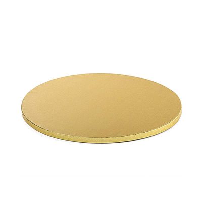 DECORATION 0931373 CAKE BOARD GOLD 40 THICKNESS 1.2 CM 16 INCH