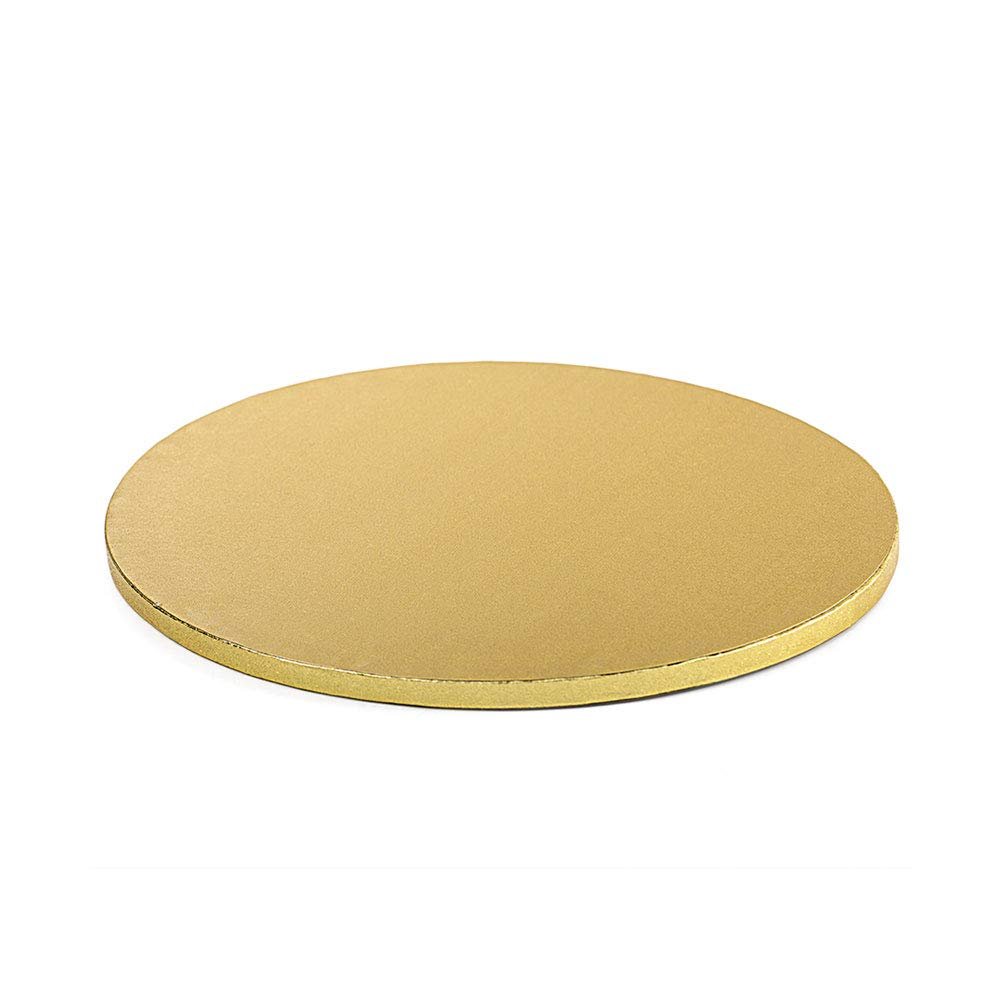 DECORATION 0931373 CAKE BOARD GOLD 40 THICKNESS 1.2 CM 16 INCH