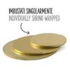 DECORATION 0931373 CAKE BOARD GOLD  40 THICKNESS 1.2 CM 16 INCH view 2