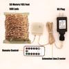 Dreamworth Dimable Led String Lights, 50M/165 FT 500 LEDs Plug in Copper Wire 8 Modes Fairy Lights with Remote Timer for Bedroom,Garden,Party,Wedding,Christmas(Warm White) view 2