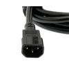 4Ft Power Extension Cord C13 to C14 Black/SJT 14/3-2PK view 2