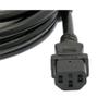 6Ft Power Extension Cord C13 to C14 Black/SJT 14/3-1PK view 3