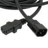 6Ft Power Extension Cord C13 to C14 Black/SJT 14/3-2PK view 1