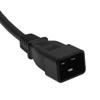 10F Power Cord C20 to C13 Black/SJT 14/3-2PK view 3
