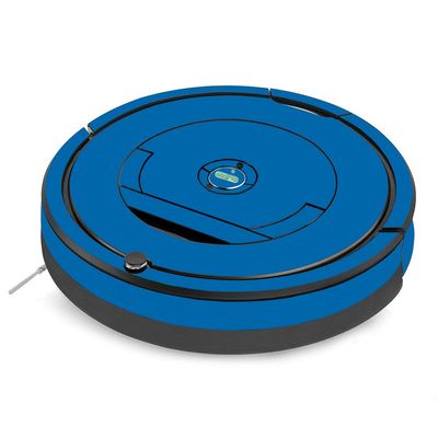 MightySkins Skin Compatible With iRobot Roomba 890 Vacuum - Solid Blue | Protective, Durable, and Unique Vinyl Decal wrap cover | Easy To Apply, Remove, and Change Styles | Made in the USA