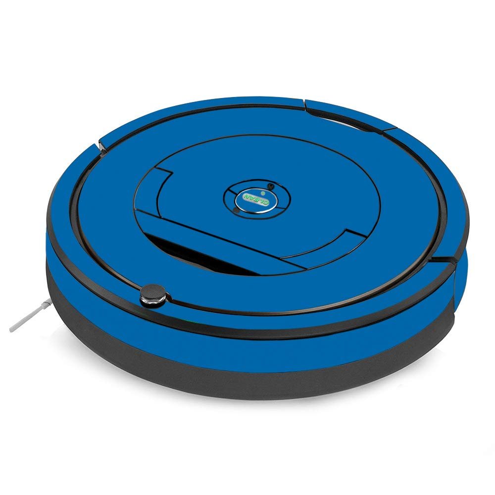 MightySkins Skin Compatible With iRobot Roomba 890 Vacuum - Solid Blue | Protective, Durable, and Unique Vinyl Decal wrap cover | Easy To Apply, Remove, and Change Styles | Made in the USA