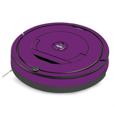 MightySkins Skin Compatible With iRobot Roomba 890 Vacuum - Solid Purple | Protective, Durable, and Unique Vinyl Decal wrap cover | Easy To Apply, Remove, and Change Styles | Made in the USA
