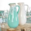 Casafina Ceramic Stoneware 56 oz. Pitcher - Taormina Collection, White | Microwave & Dishwasher Safe Dinnerware | Food Safe Glazing | Restaurant Quality Serveware view 3