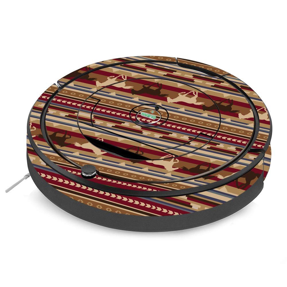 MightySkins Skin Compatible with iRobot Roomba 890 Vacuum - Western Horses | Protective, Durable, and Unique Vinyl Decal wrap Cover | Easy to Apply, Remove, and Change Styles | Made in The USA