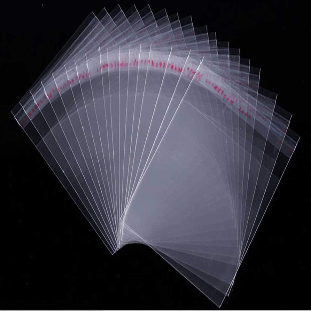 300 Pack Self Sealing Bags Clear Bags Plastic OPP Pouches, Poly Bags of Many Sizes (3 1/2" x6 5/8")
