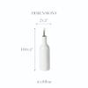 Casafina Ceramic Stoneware 12 oz. Cruet - Fattoria Collection, White | Microwave & Dishwasher Safe Dinnerware | Food Safe Glazing | Restaurant Quality Serveware view 2