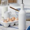 Casafina Ceramic Stoneware 12 oz. Cruet - Fattoria Collection, White | Microwave & Dishwasher Safe Dinnerware | Food Safe Glazing | Restaurant Quality Serveware view 4