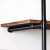KINMADE Industrial Pipe Ladder Shelf Vintage Display Rack Rustic Floating Storage Shelf 3 Tier Wall Mounted view 3