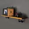 KINMADE Industrial Pipe Shelf Rustic Vintage Display Rack view 2