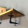 KINMADE Industrial Pipe Shelf Rustic Vintage Display Rack view 3