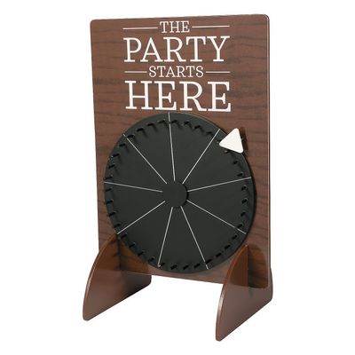 Chalkboard Wheel Game for Wedding and Parties (wood)