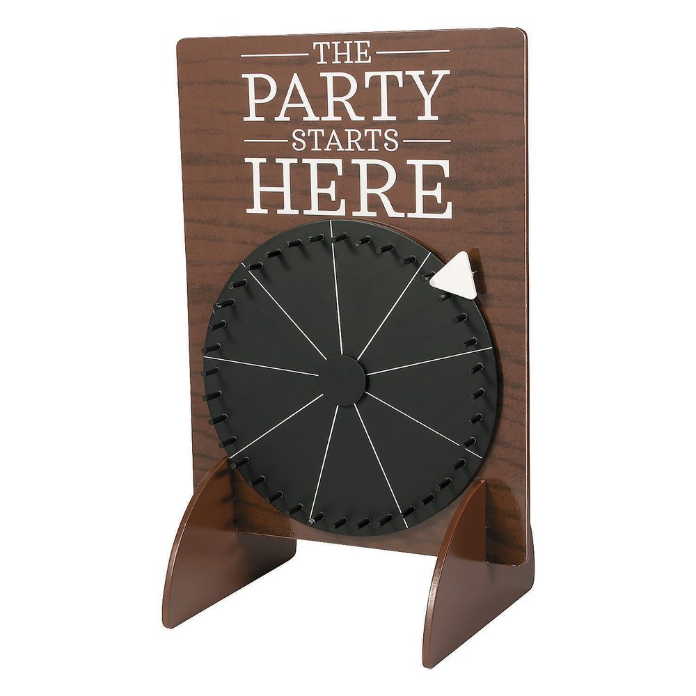 Chalkboard Wheel Game for Wedding and Parties (wood)