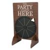 Chalkboard Wheel Game for Wedding and Parties (wood) view 1