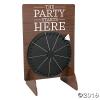 Chalkboard Wheel Game for Wedding and Parties (wood) view 2