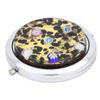 GlassOfVenice Murano Glass Millefiori Folding Compact Mirror - Gold Millefiori view 3