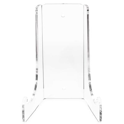 Clear Choice Double-Bend Acrylic Easel Stand 12.5 H |Table top or Wall Mount, Display, Flat Plates, Photos, Place Cards, use for Weddings, Funerals or Birthdays | Clear (H 12.5 x W 8 1/4" D x 6 3/4")