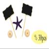 FGen 30pcs Gift Creative Small Blackboard Wedding Gift Home Decoration Crafts Decoration Wooden Blackboard Bar Table Decoration view 3