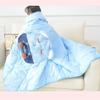 2 in 1 Cute Cartoon Plush Stuffed Animal Toys Throw Pillow Blanket Set Waist Pillow Sofa Chair Car Pillow view 3