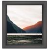 10x43 Frame Black Picture Frame - Complete Modern Photo Frame Includes UV Acrylic Shatter Guard Front, Acid Free Foam Backing Board, Hanging Hardware Wood Wall Frames for Family Photos - no Mat view 4