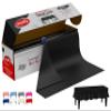 Neatiffy Disposable Plastic Table Cloth Roll | 54 in x 108 Ft Waterproof Tablecloth | Table Cover for Rectangle, Square, Round Oval Tables | Picnic, Party, Banquet, Birthdays, Weddings - Black view 1