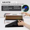 Neatiffy Disposable Plastic Table Cloth Roll | 54 in x 108 Ft Waterproof Tablecloth | Table Cover for Rectangle, Square, Round Oval Tables | Picnic, Party, Banquet, Birthdays, Weddings - Black view 3