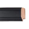10x42 Frame Black Picture Frame - Complete Modern Photo Frame Includes UV Acrylic Shatter Guard Front, Acid Free Foam Backing Board, Hanging Hardware Wood Wall Frames for Family Photos - no Mat view 3