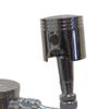 Chrome Piston Head Beer Tap Handle Sports Bar Kegerator view 1