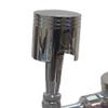 Chrome Piston Head Beer Tap Handle Sports Bar Kegerator view 2