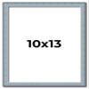 10x13 Frame Blue Picture Frame - Complete Modern Photo Frame Includes UV Acrylic Shatter Guard Front, Acid Free Foam Backing Board, Hanging Hardware Wood Wall Frames for Family Photos - no Mat view 1