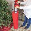 Northlight 41" Red and Clear Zip Up Christmas Gift Wrap Storage Tube Bag - Holds 15-20 Rolls view 2