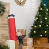 Northlight 41" Red and Clear Zip Up Christmas Gift Wrap Storage Tube Bag - Holds 15-20 Rolls view 3