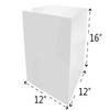 305Displays Acrylic Art Sculpture Stand Pedestal Display White 12" x 12" x 16"h view 2