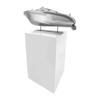 305Displays Acrylic Art Sculpture Stand Pedestal Display White 12" x 12" x 16"h view 4