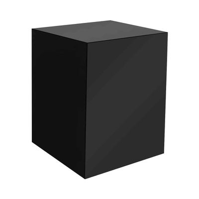 305Displays Acrylic Art Sculpture Stand Pedestal Display Black 12" x 12" x 24"h
