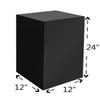 305Displays Acrylic Art Sculpture Stand Pedestal Display Black 12" x 12" x 24"h view 2