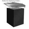305Displays Acrylic Art Sculpture Stand Pedestal Display Black 12" x 12" x 24"h view 3