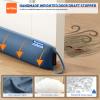 MAGZO Door Draft Stopper, 36 Inch Under Door Draft Blocker Noise Stopper, Weighted Wind Blocker Draft Guard for Bottom of Door, Blue view 2
