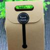 300 Pcs Hand Made Self-Adhesive Stickers Black Long Label Stickers Lollipop Sealing Stickers for Candy Cookie, Bakery, Cake, Sweet, Treat, Biscuit, Chocolate and Gift view 3