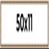 50x11 Frame Gold Picture Frame - Complete Modern Photo Frame Includes UV Acrylic Shatter Guard Front, Acid Free Foam Backing Board, Hanging Hardware Wood Wall Frames for Family Photos - no Mat view 1